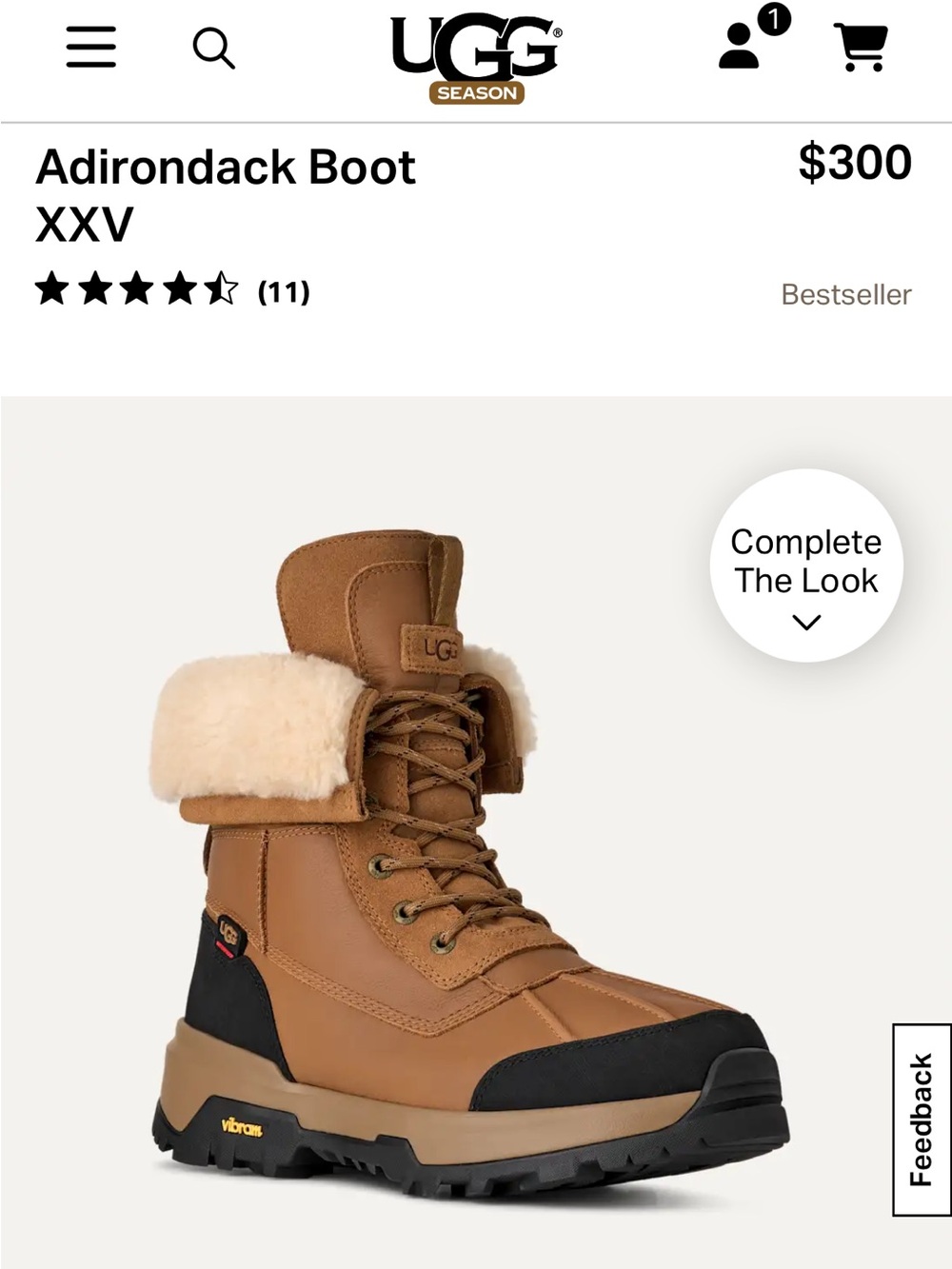 UGG Adirondack XXV size 11 NEW - Picture 9 of 9